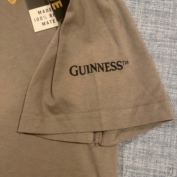 NWT Guinness Storehouse Exclusive TShirt Men's EU M US S Grey Recycled Materials - Picture 4 of 9
